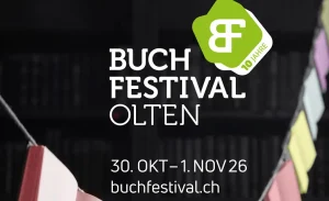 Keyvisual Buchfestival Olten: Amadeus Gmür